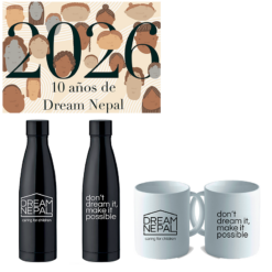Pack calendario taza y botella