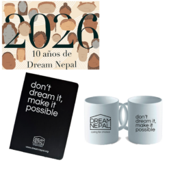 Pack calendario taza y libreta
