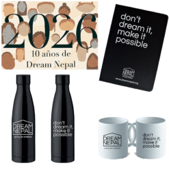 Pack calendario taza libreta y botella