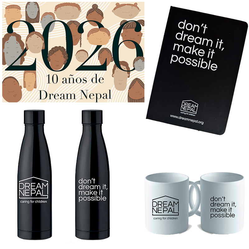 Pack calendario taza libreta y botella