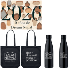 Pack calendario tote y botella